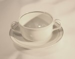 Soup Cup (with Handles) and Saucer
