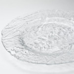 10" Textured Glass Plate