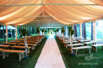Tent Liner and Leg Skirts featuring Bench seating