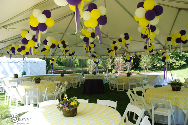 Frame Tent with Balloon Decor