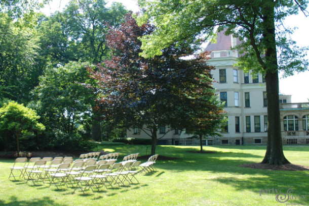 Outdoor Seating for Wedding Ceremony