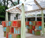 Colorful Decorations with Clear Top Tent