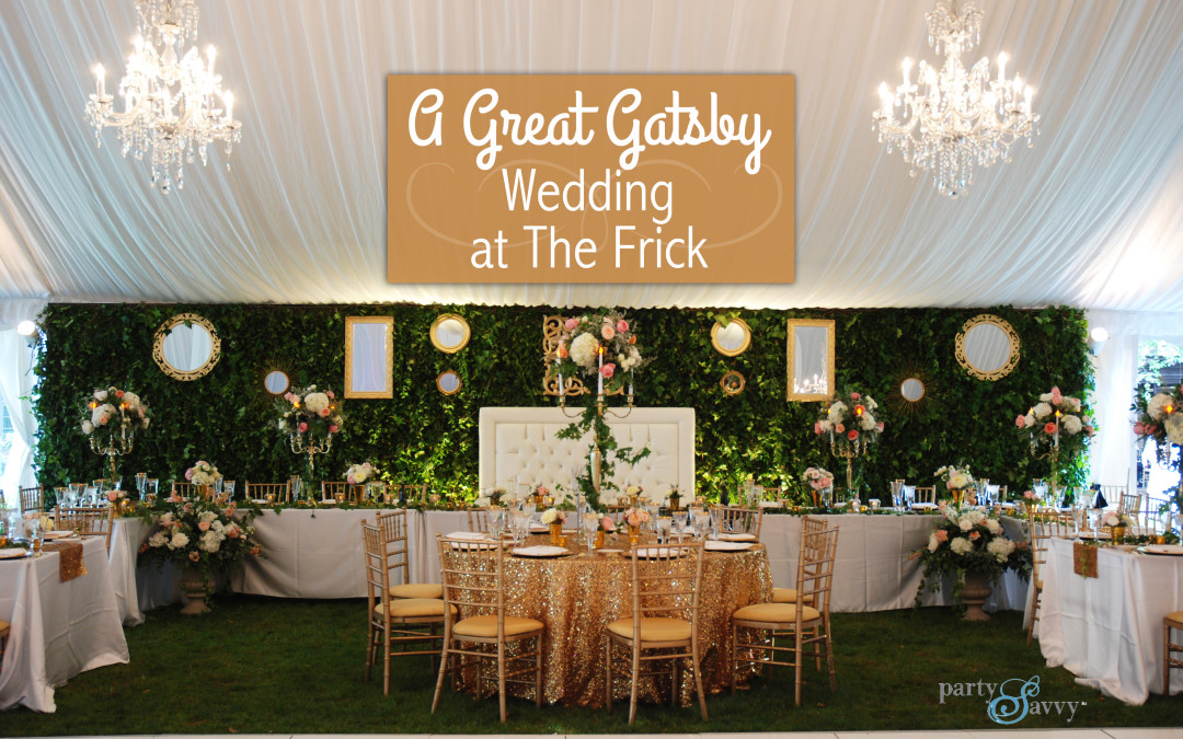 A Great Gatsby Wedding at The Frick
