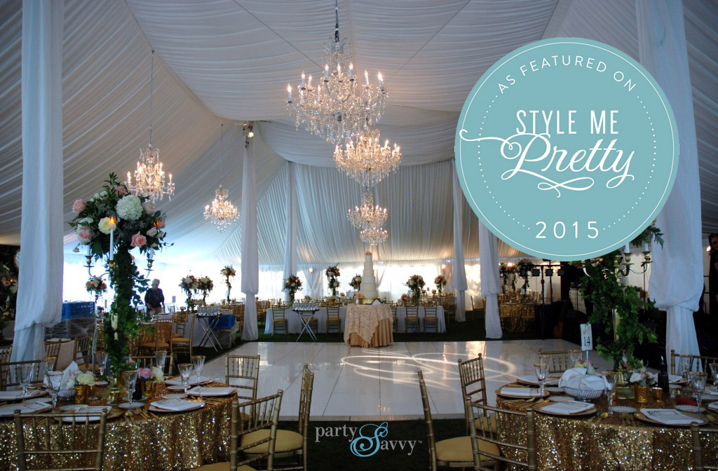 partysavvy style me pretty wedding feature