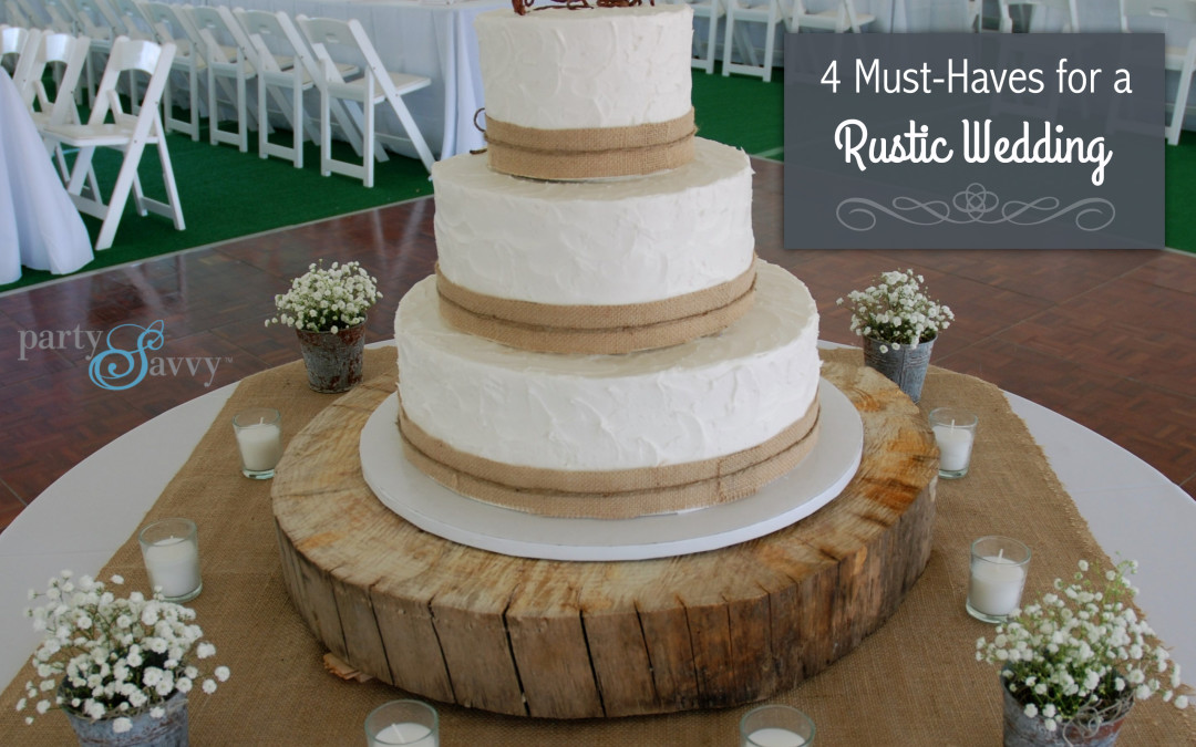rustic wedding - PartySavvy