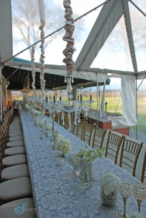oakmont country club wedding tent