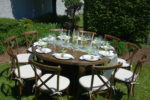 round farm table rental
