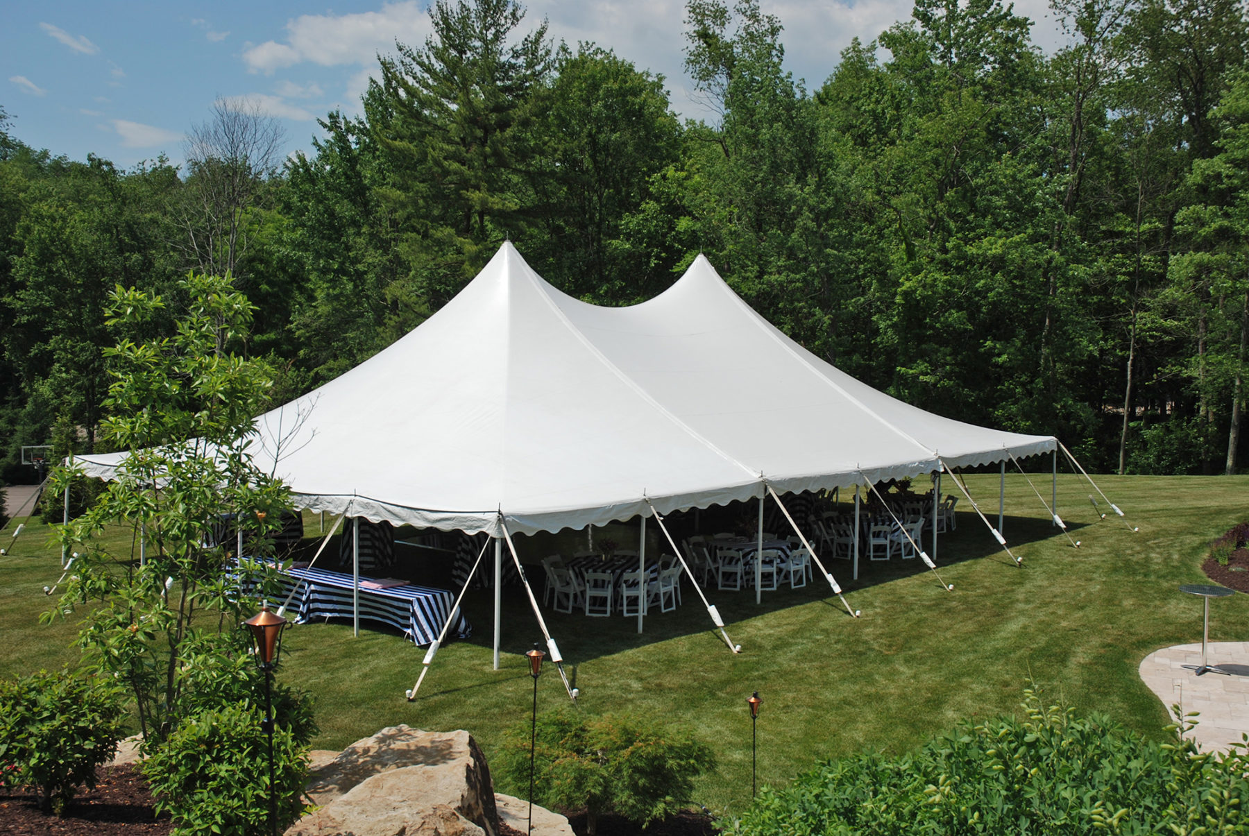 Backyard Graduation Party | PartySavvy Pittsburgh Tent Rental