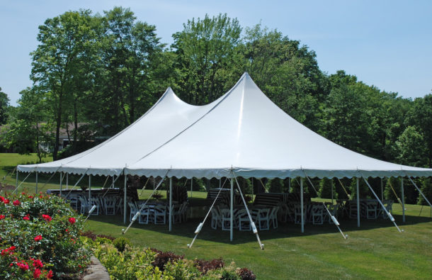 outdoor graduation party tent