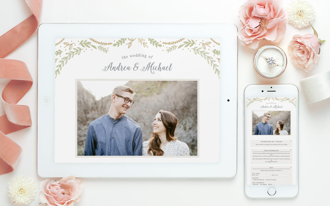 Planning Your Rustic Wedding: Wedding Websites & Invitations