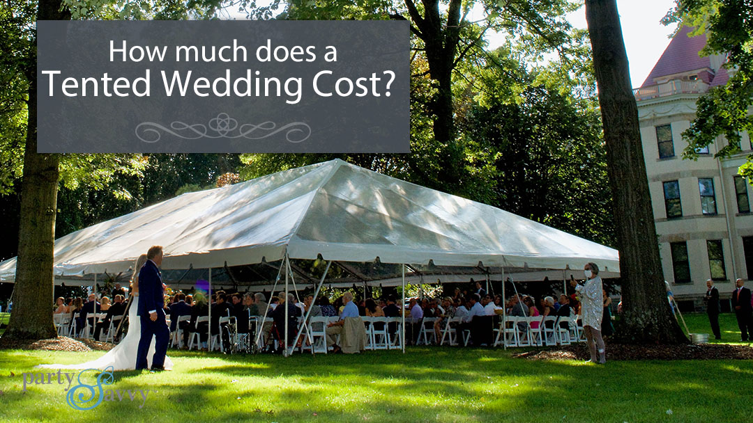 how much does a tented wedding cost